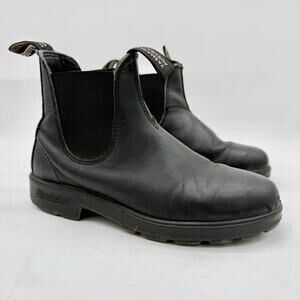 Blundstone Classic Black Leather Pull-On Chelsea Boots Women's Size 7